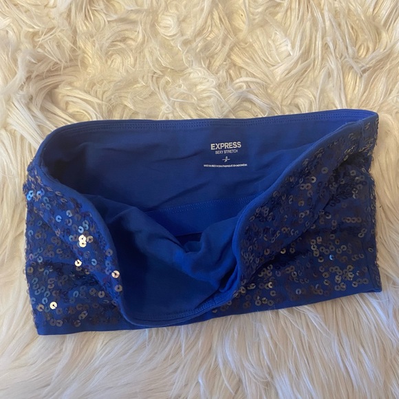 Express | Sequin Bralette / Strapless Top - Picture 5 of 5